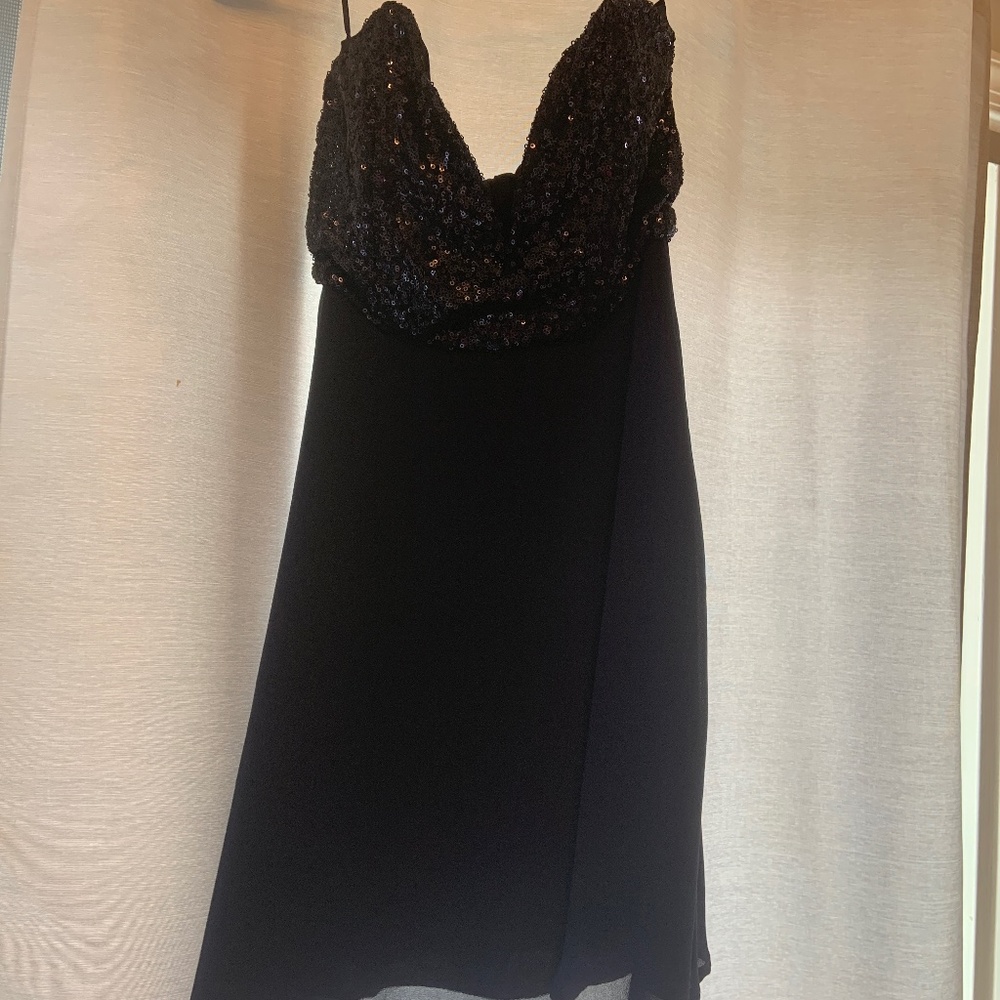 Strapless sparkle dress